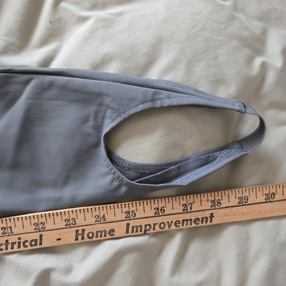 Zara Women's Gray Topstitched High Rise Legging with Stirrup - Picture 7 of 7